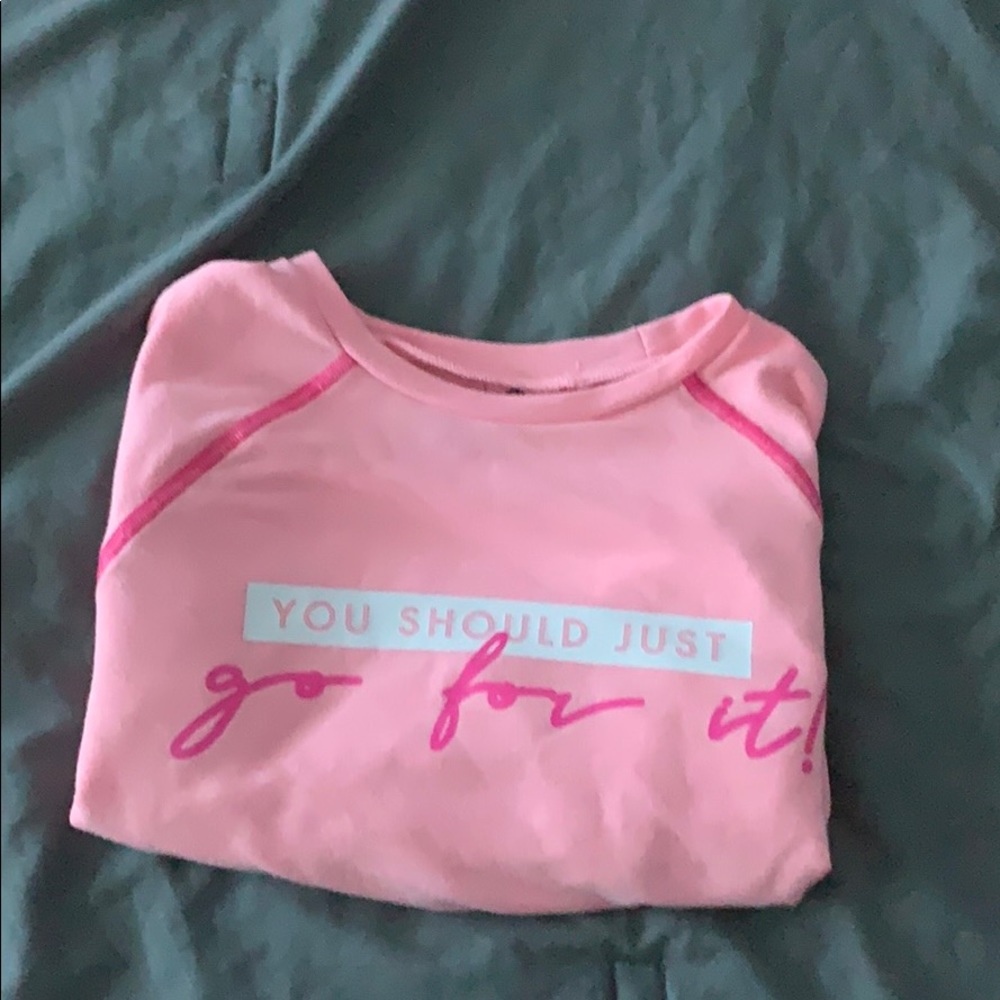 A pink shirt from JCpenny